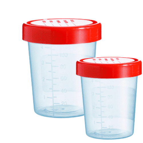 Specimen Container, 120ml, PP, Graduated