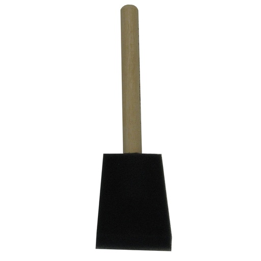 [4253] Foam/Poly-Brush, 2", Angled Cut Sash Paint Brush