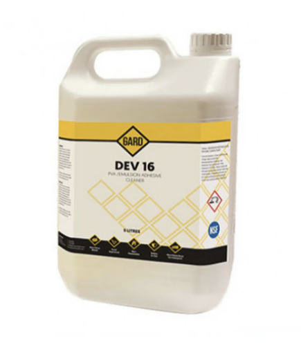 [Gard Dev 16-5L] PVA and emulsion cleaner for removing all cold adhesives from pumps, hoses, etc