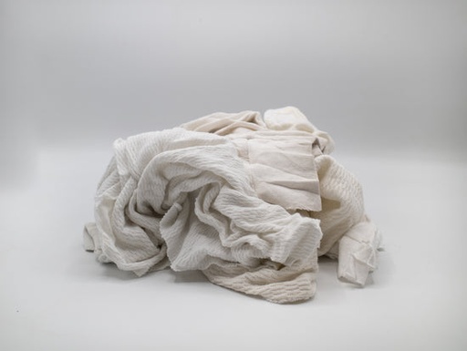 [241025] Rags, White Knit Wiping