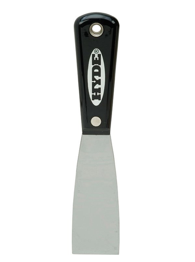 [2100] Hyde 1-1/2" Black & Silver Flexible Putty Knife Scraper