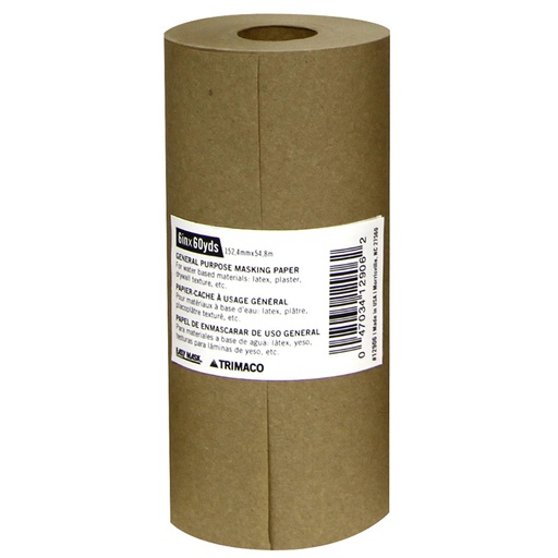 [12906] General Purpose Masking Paper 6"x180' Trimaco, Brown
