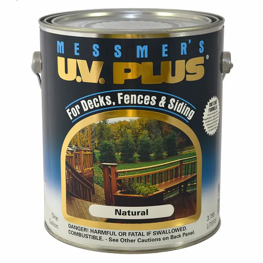 [MS-500-1G] Messmer's U.V. Plus Transparent Stain, Natural, 250 VOC(1Gal)