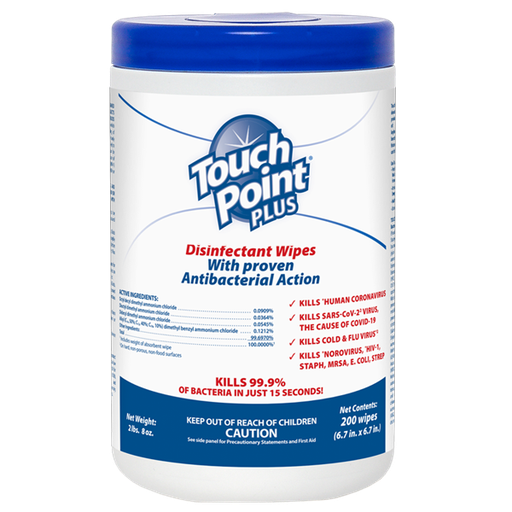 [WD200] Touch Point Plus Disinfectant Wipes 6.7 x 6.7 