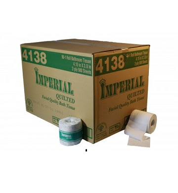 [4138] Toilet Tissue, Imperial, 2 Ply(Case/96 Rolls)