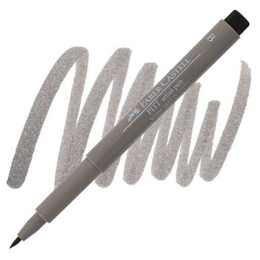 [20759-2313] Faber-Castell Pitt Brush Pen-Warm Gray IV Brush 273