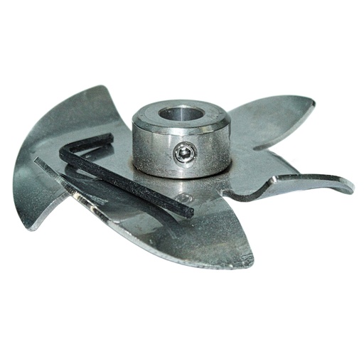 [MF-43R] Fawcett Impeller-Regular Pitch 4"x1/2" Bore-Stainless Steel