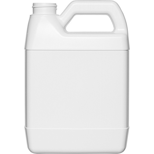 [68WQFW] 32 oz. White HDPE Plastic F-Style Bottle, 33mm 33-400