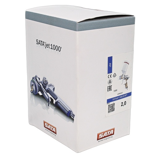 [1107839] Satajet 1000 B RP 2.0 Tip Lignum 3, w/ 0.6 L Plastic Cup 
