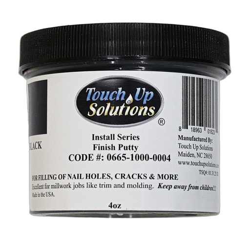 [0665-1000-0004] Finish Putty-Black-4oz