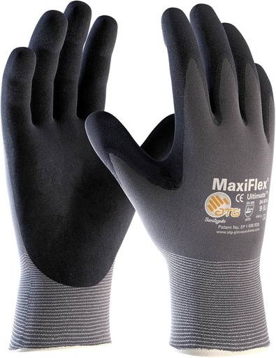 [34-874-M] Maxiflex Ultimate Grip Work Glove, Medium