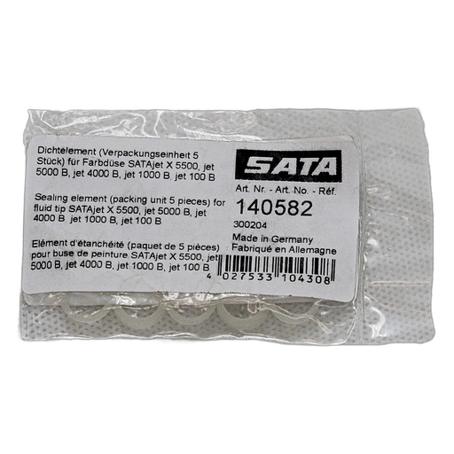 [140582] Sata Fluid Tip Seal-Fits Sata jet 100B, 1000B, 5000B