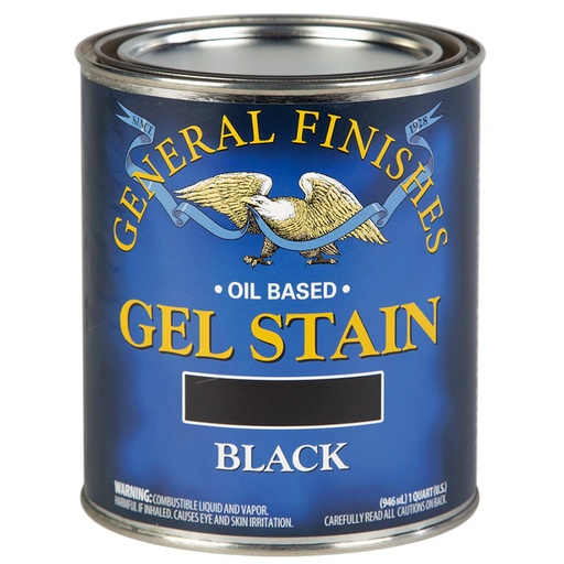 [BLQ] General Finishes Black Gel Stain(1Qt)