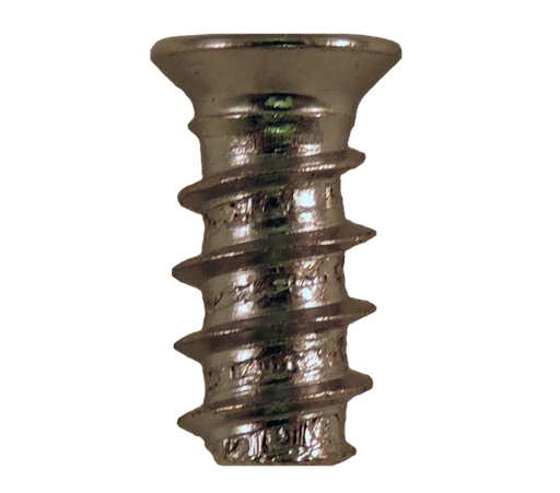 [10589] M6.3-11x13MM Square Flat Head Euro Screws Type B SMS Thread Nickel Plated