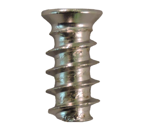 [6020] M6.3-11x13MM Pozi Flat Head Euro Screws Type B SMS Thread Nickel Plated