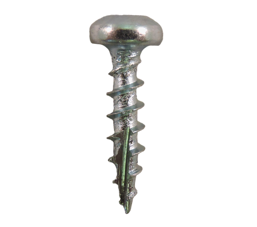 [13579] #8-11x5/8" Square Pan Head Coarse Thread Type 17 Zinc Plated Screws