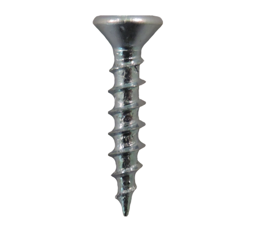 [123] #6-13x1" Phillips Flat Head Coarse Thread Zinc Plated Screws