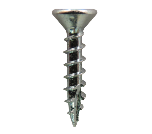 [13588] #6-13x5/8" Phillips Flat Large Head Coarse Thread Type 17 Zinc Plated Screws (Head Od = .275)