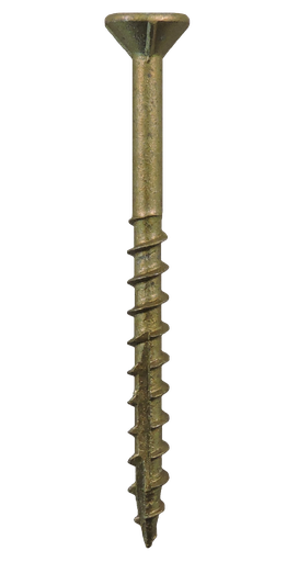 [13345] #10-9x6" Square Flat Head With Nibs Under Head Coarse Thread Screws Double Type17 Ultra Guard