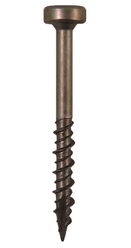 [4085] #7-15x1 1/2" Square Modified Pan Head, Hi-Low Thread, Type 17 Point, Plain Steel Finish Screws