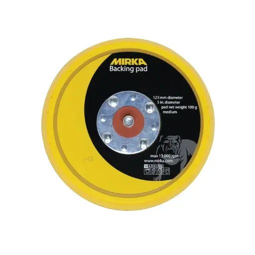 [105G] 5" Grip Faced Backup(5", 5/16x24)