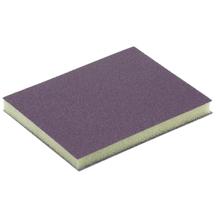[1356-100B] Sponge 2 Sided Purple P100 Grit 4"x5"x1/2"