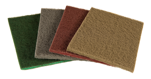 [18-111-447] Mirlon 6"x9" Scuff Pad(Maroon)-360 Grit