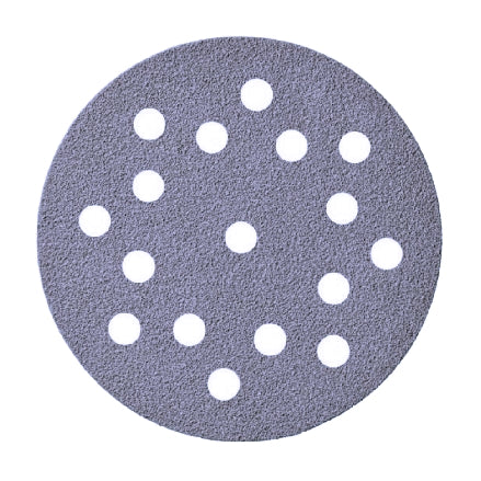 [2B-647-220] Q Silver 5" 17 Hole Grip Vacuum Disc-220 Grit