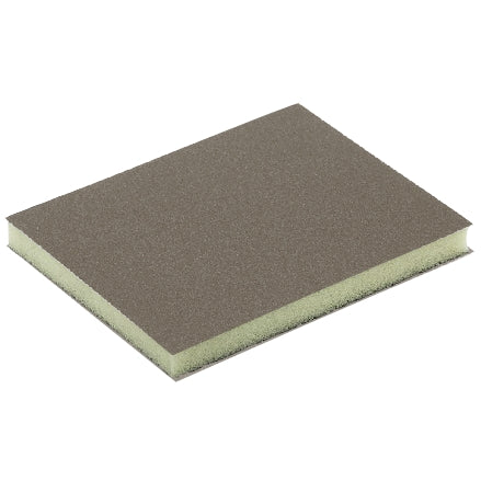 [1356-320B] Sponge 2 Sided Brown P320 Grit 4"x5"x1/2"