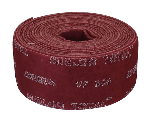 [18-573-373] Mirlon Total 4-1/2"x33' Scuff Roll(Maroon)-360 Grit(Case/5 Rolls)
