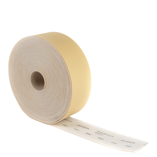 [23-145-320] Bulldog Goldflex-Soft 4-1/2"x5" Foam Backed Abrasive Pad-320 Grit