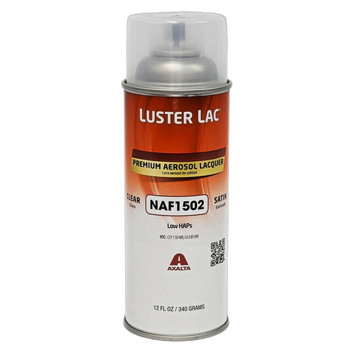 [NAF1502 SCXX] Luster Lac Premium Water White Aerosol Lacquer - 20 Sheen