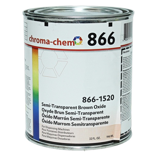 [866-1520 TBO-1Qt] Transparent Brown Oxide(1Qt)