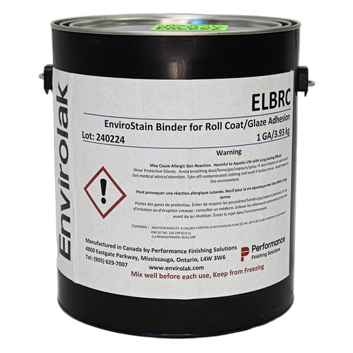 [ELBRC-1GA] EnviroStain Binder for Glaze Adhesion/Rollcoat