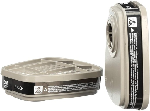 [6001 *07046] 3M Organic Vapor Respirator Cartridge 