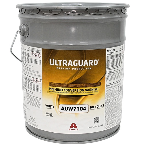 [AUW7104 PA4.687GA] Ultraguard White Conversion Varnish - Soft Gloss