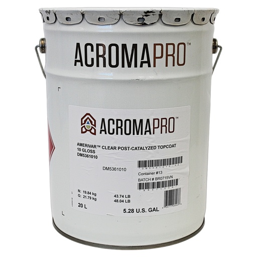 [DM5361010-40] AcromaPro Amerivar Clear 10 Sheen CV 
