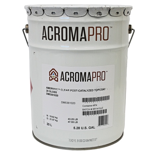 [DM5361020-40] AcromaPro Amerivar Clear 20 Sheen CV 