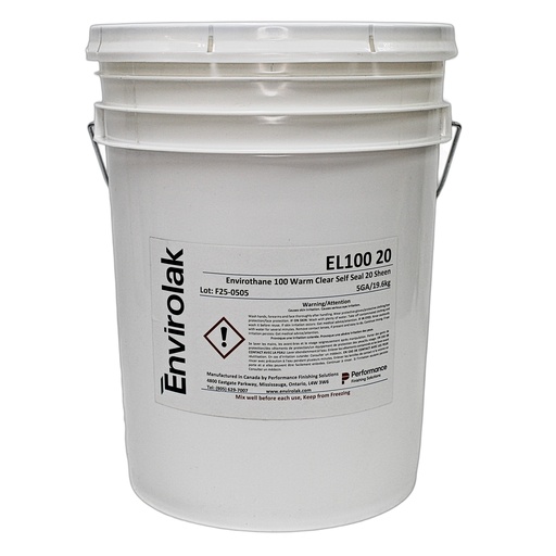 [EL100 20-5G] Envirothane 100 Warm Clear Self Seal, 20 Sheen 