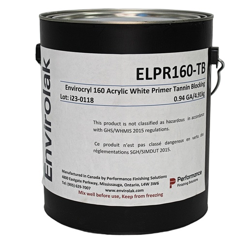[ELPR160 TB-1G] Envirocryl 160-TB Tannin Blocking White Primer
