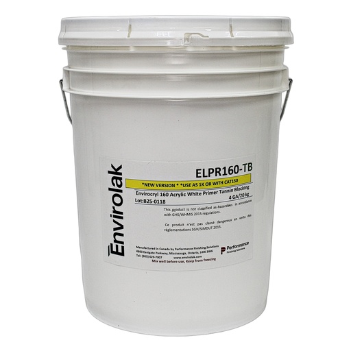 [ELPR160 TB-4G] Envirocryl 160-TB Tannin Blocking White Primer