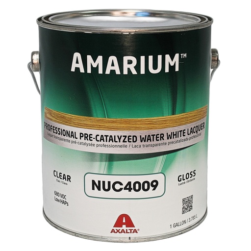 [NUC4009 CN1GA] Amarium Pre-Catalyzed Self Seal Water White Lacquer-Gloss