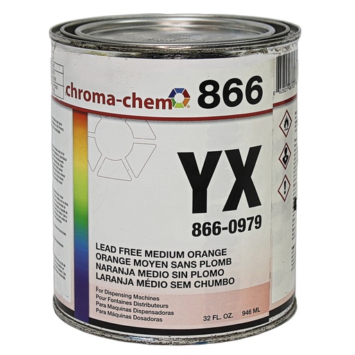 [866-0979 MO-LF-1Qt] Med. Orange Lead Free(1Qt)