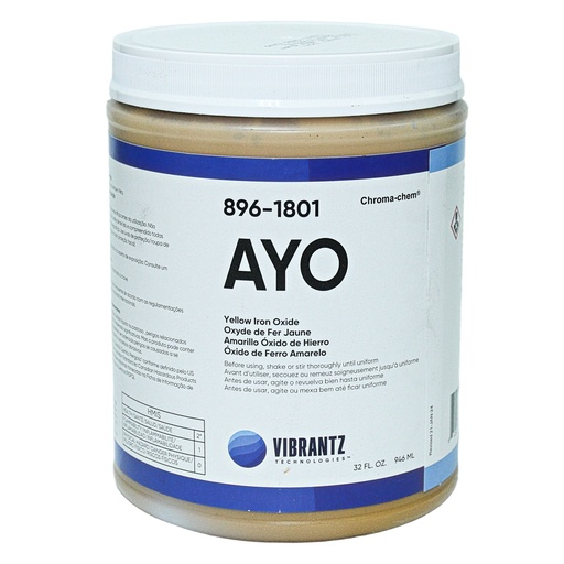 [896-1801 YO-1Qt] Yellow Iron Oxide(1Qt)