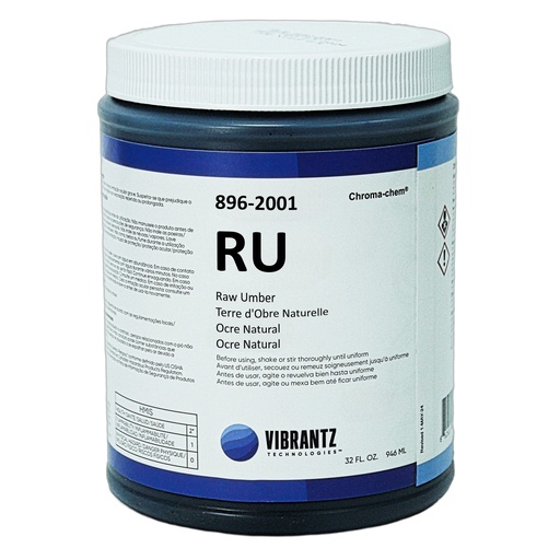 [896-2001 RU-1Qt] 896-2001/Raw Umber(1Qt)