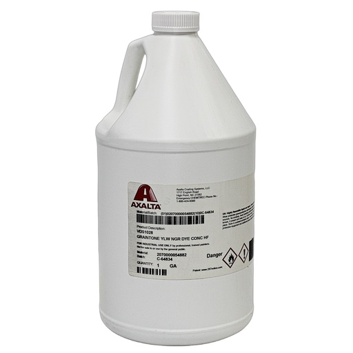 [VDS1028 CN1GA] Graintone NGR Dye Concentrate-Yellow, Solvent-Borne