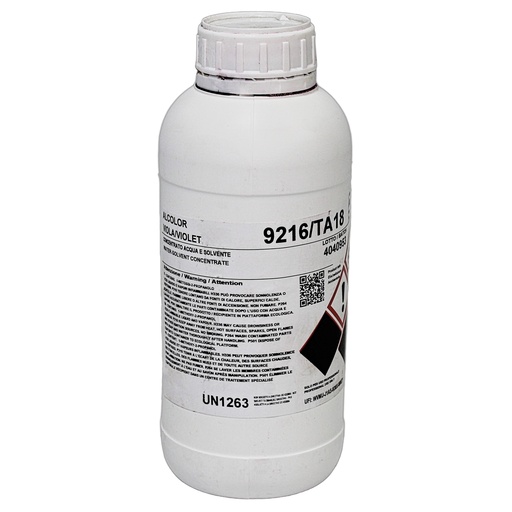 [9216 TA18 1L] Alcolor Violet Water/Solvent Concentrate 